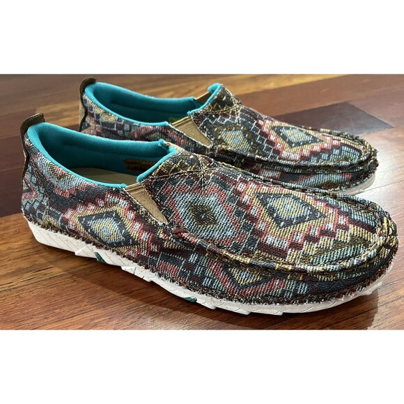 Twisted X Zero-X Women's 8M Multicolor Aztec Slip On Shoes WZXS002 - Picture 2 of 13